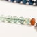 19th Chinese Antique Blue Jem Stone Court Beads - 7