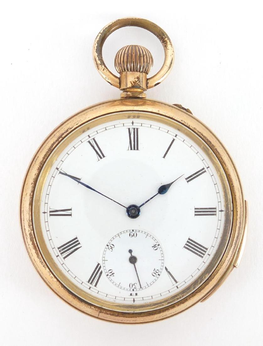 Gentleman's gold plated chime repeating pocket watch