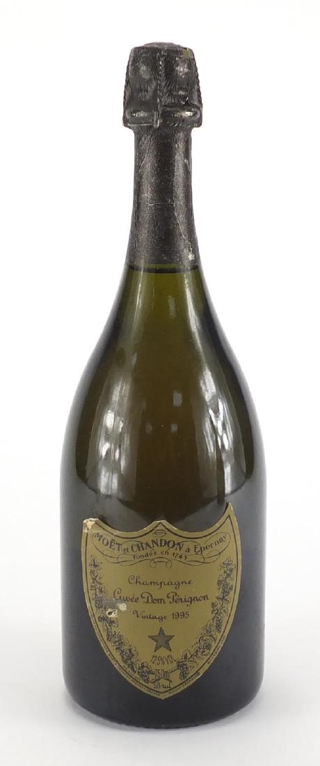 Bottle of Moët & Chandon vintage 1995 Dom Pérignon: Bottle of Moët & Chandon vintage 1995 Dom Pérignon champagne