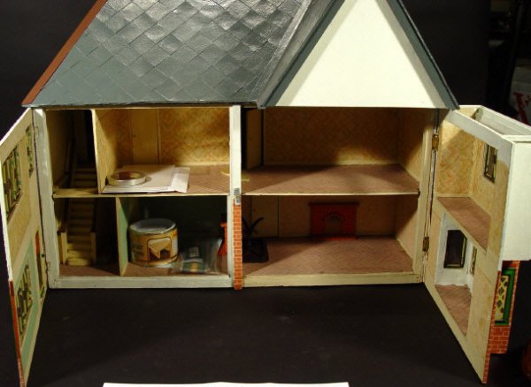 Tri-ang 1960s double aspect doll's house on a rev - 4