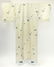 Japanese silk kimono decorated with fans - 2