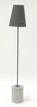 Contemporary industrial design standard lamp with