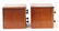 Pair of miniature walnut two drawer chests, each 17cm H - 4