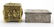 Antique brass tobacco box decorated in relief with - 4