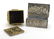 Antique brass tobacco box decorated in relief with - 7
