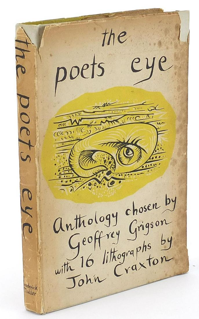 The Poet's Eye by John Craxton, hardback book with dust: The Poet's Eye by John Craxton, hardback book with dust cover published London, Frederick Muller 1944