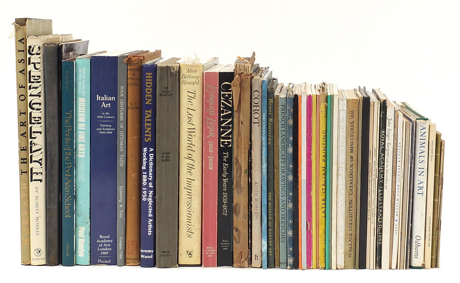 Art related books including Coro by Keith Roberts,: Art related books including Coro by Keith Roberts, Museum of Fine Arts Boston, Edward Lear, Monet, Italian Art in the 20th Century and The Prints of the Pont-Aven School