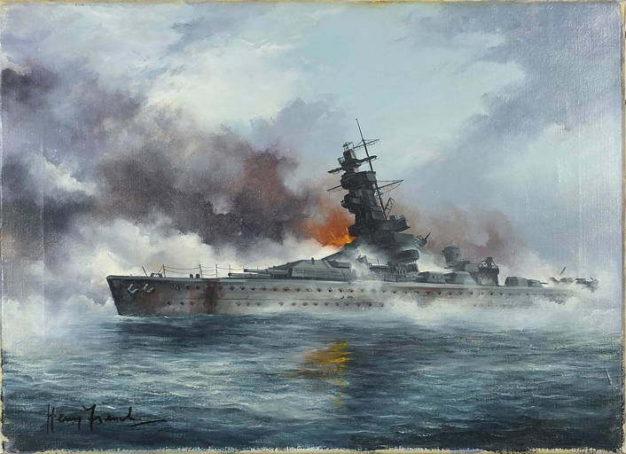 Henry French The End of the Graph Spee... (0560) on Jan 12, 2022 Eastbourne Auctions in