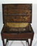 48: 18th Century oak bible table, the top with hinged l - 2