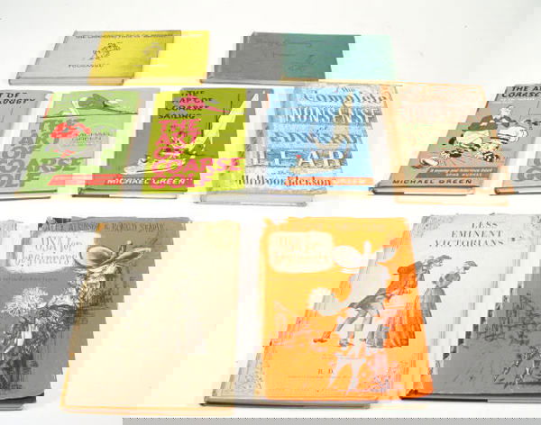 Eight humorous books including 'The Complete Nonse: Eight humorous books including 'The Complete Nonsense of Edward Lear', Alex Atkinson and Ronald Searle 'USA for Beginners', Fougasse 'The Changing Face of Britain' and 'Running Commentary', etc (8)