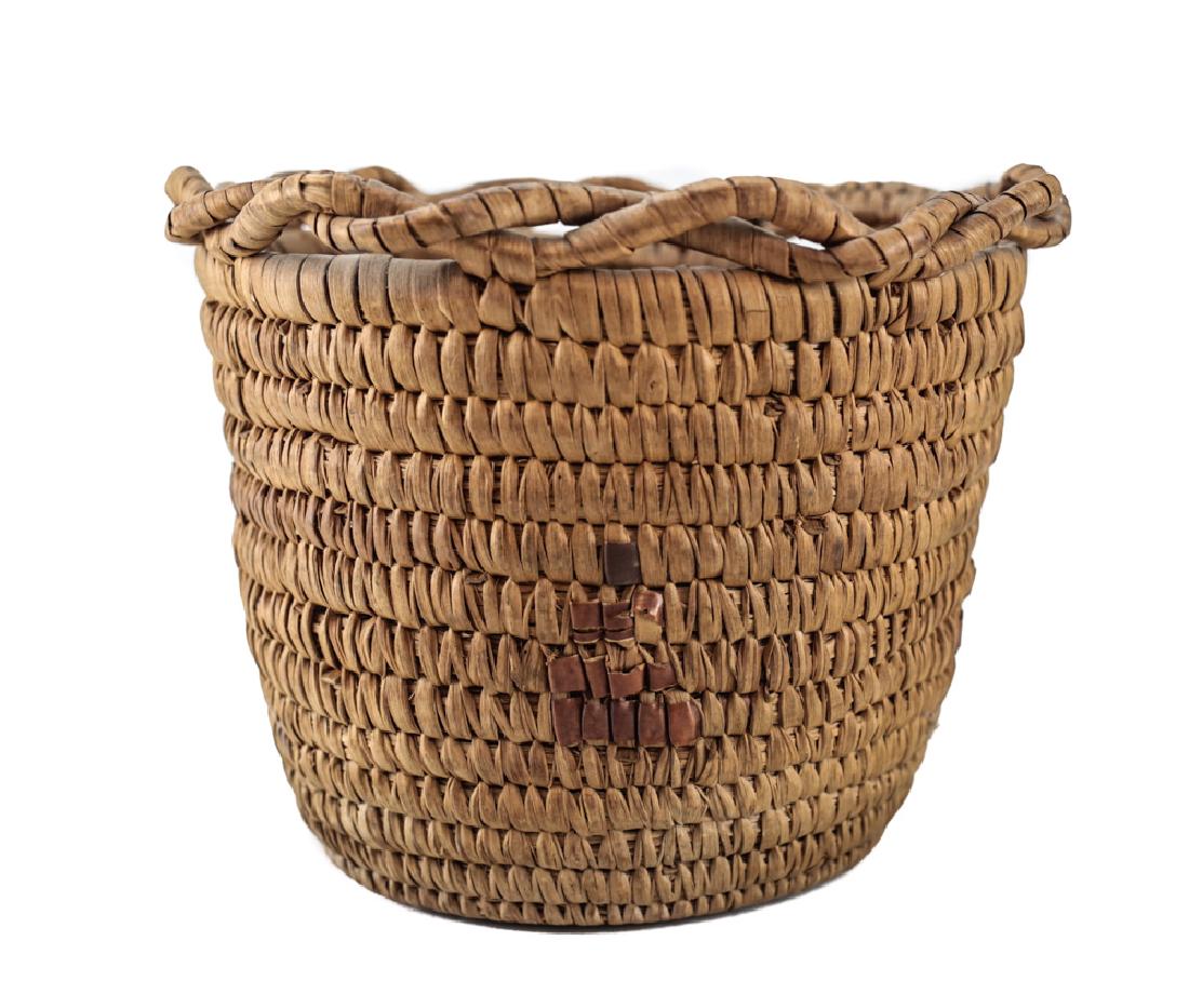 SALISH Pacific Northwest Native American Basket,