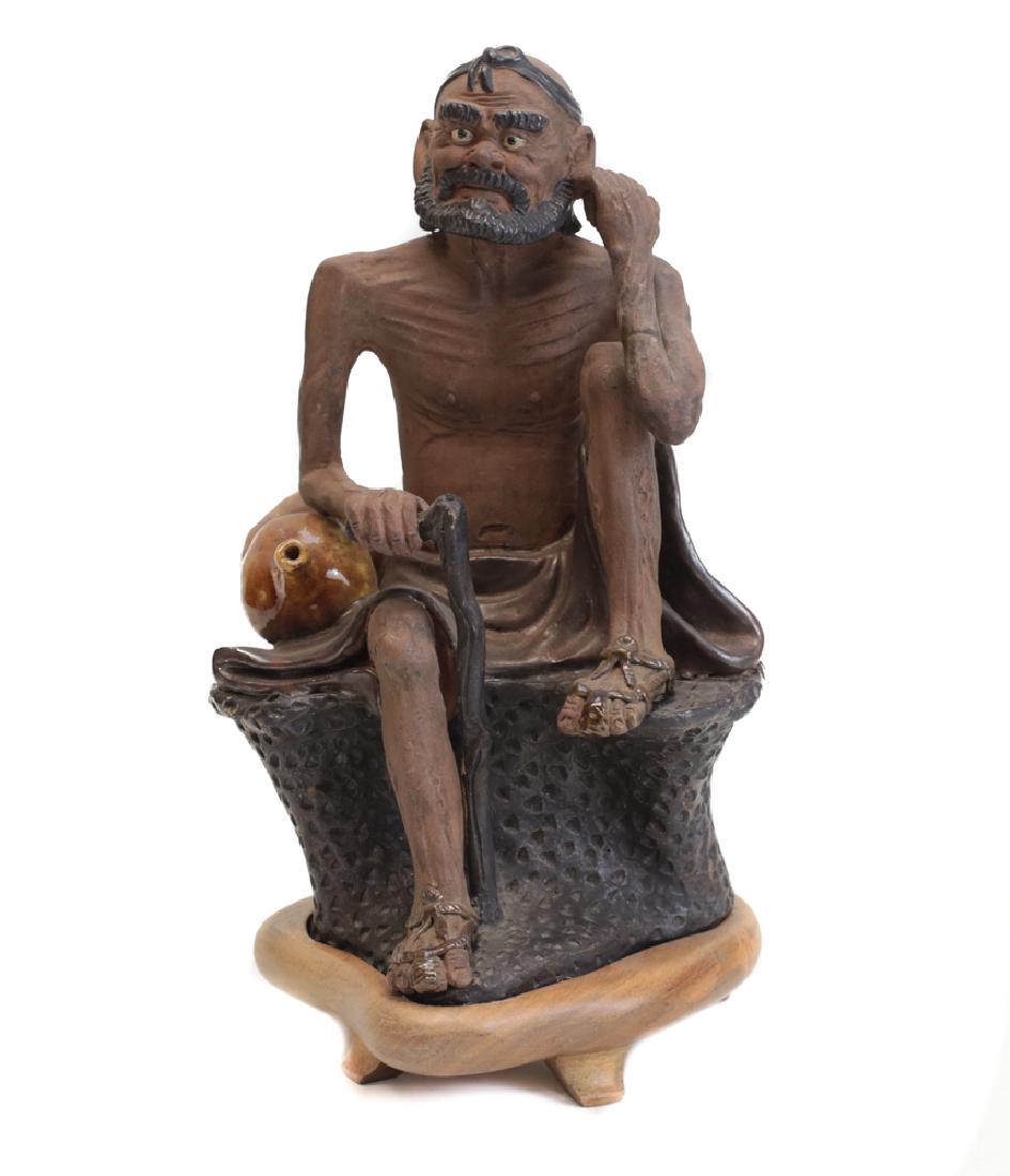 Chinese Shiwan Pottery Stoneware Figurine (1 of 5)