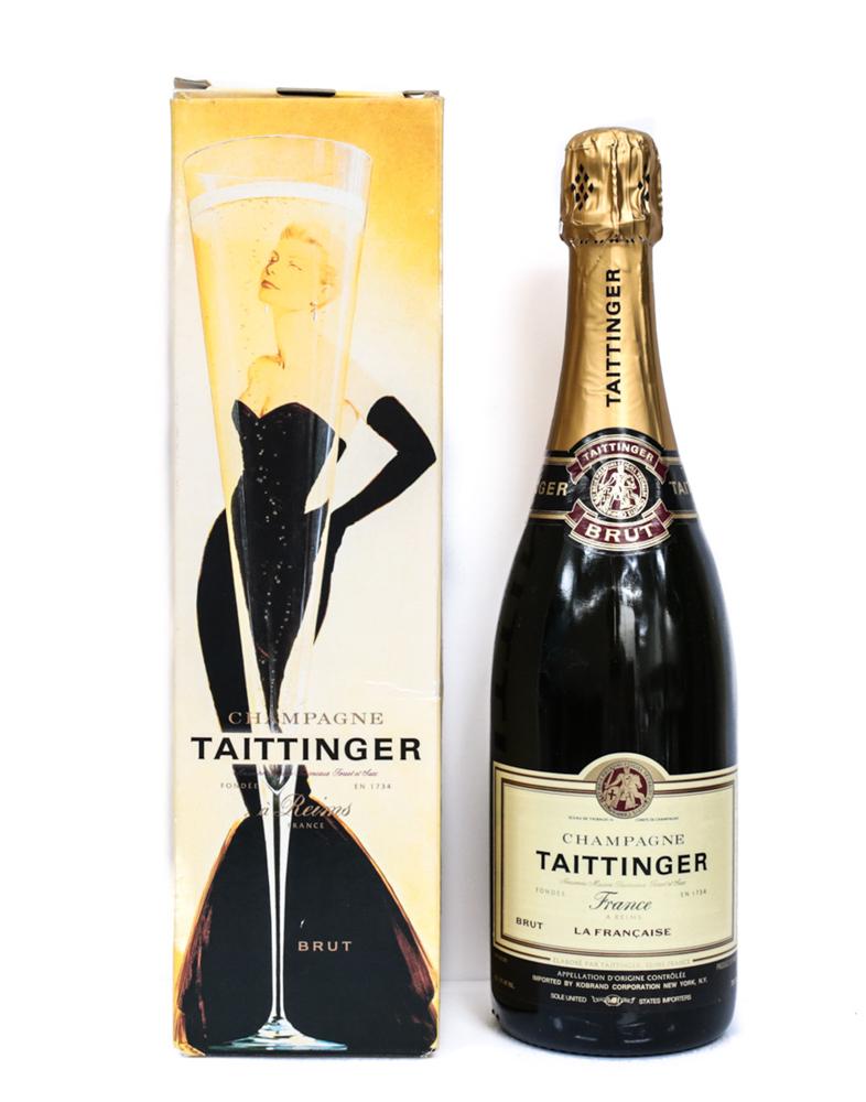4 Bottles Taittinger Brut, Champagne: 4 Bottles Taittinger Brut, Champagne, France. Unopened and has the original labels. Contains 90% of the original alcohol. 750 ml. From a Southern California estate.