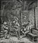 Adriaen Jansz Van Ostade Etching Backgammon Players