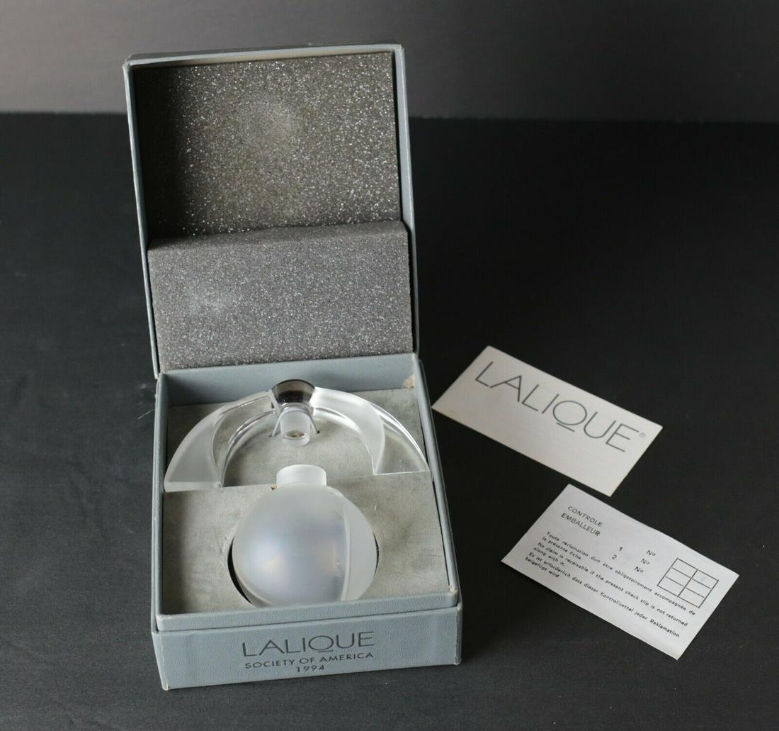 Lalique Art Glass Eclipse Perfume Bottle Flacon Lalique (1 of 4)