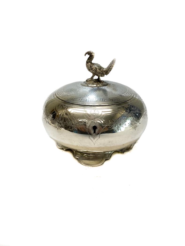Vincenz Czokally Austrian Silver Tea Caddy (1 of 5)