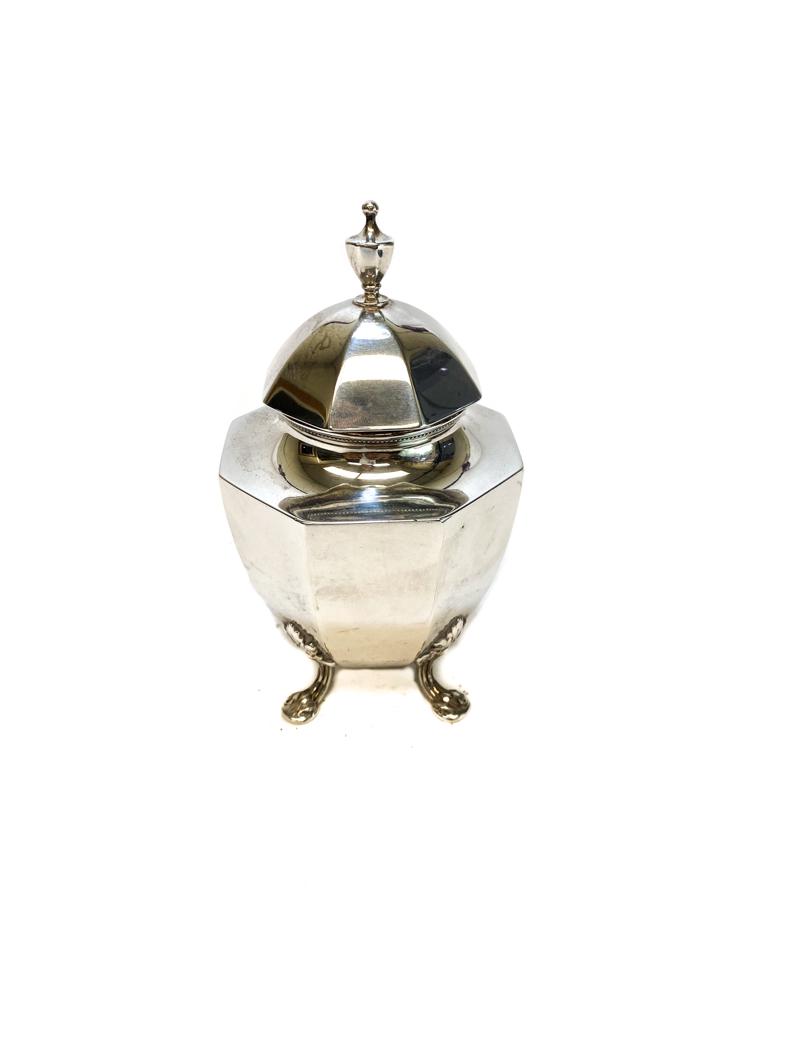 Goodnow & Jenks Sterling Silver Tea Caddy, c1895 (1 of 3)
