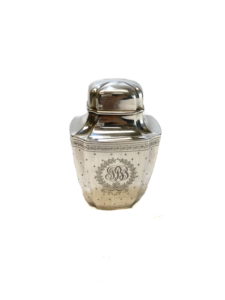 Whiting Mfg. Co Sterling Silver Tea Caddy (1 of 3)