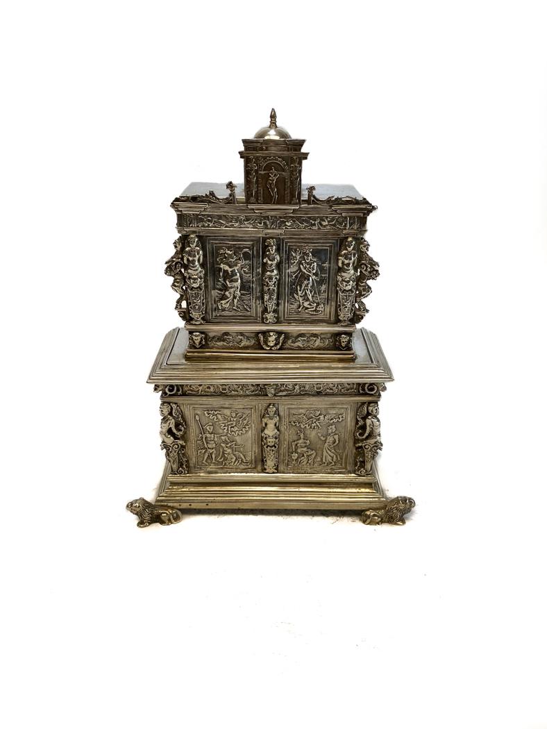 Dutch 833 Silver Tea Caddy, c1890 (1 of 5)
