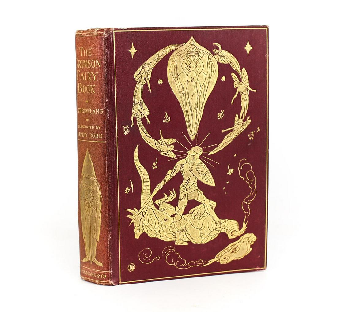 Andrew Lang 'The Crimson Fairy Book'. 1st Edition. (1 of 7)