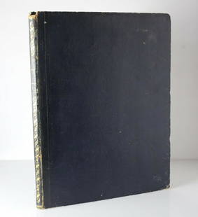 Paul Gavarni, Musee Gavarni: 28 lithographies: Paul Gavarni, Musée Gavarni: 28 lithographies, Published Paris: Léopold Pannier et Cie, 1843. 28 lithographic plates, variously numbered. Blue leather binding on blue boards, gilt titles and scr