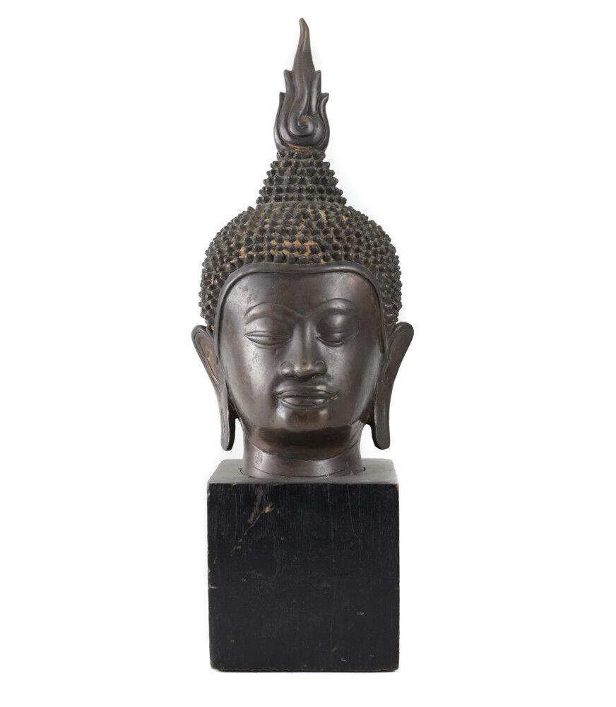 Antique Thai Ayutthaya style Buddha Bust or Head (1 of 3)