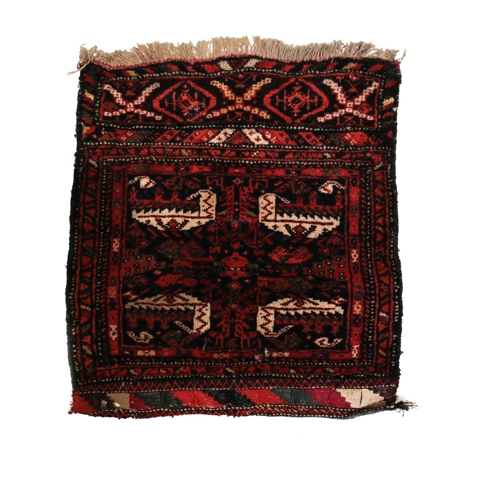 Kurdish Wool Bag Face c1920 (1 of 7)