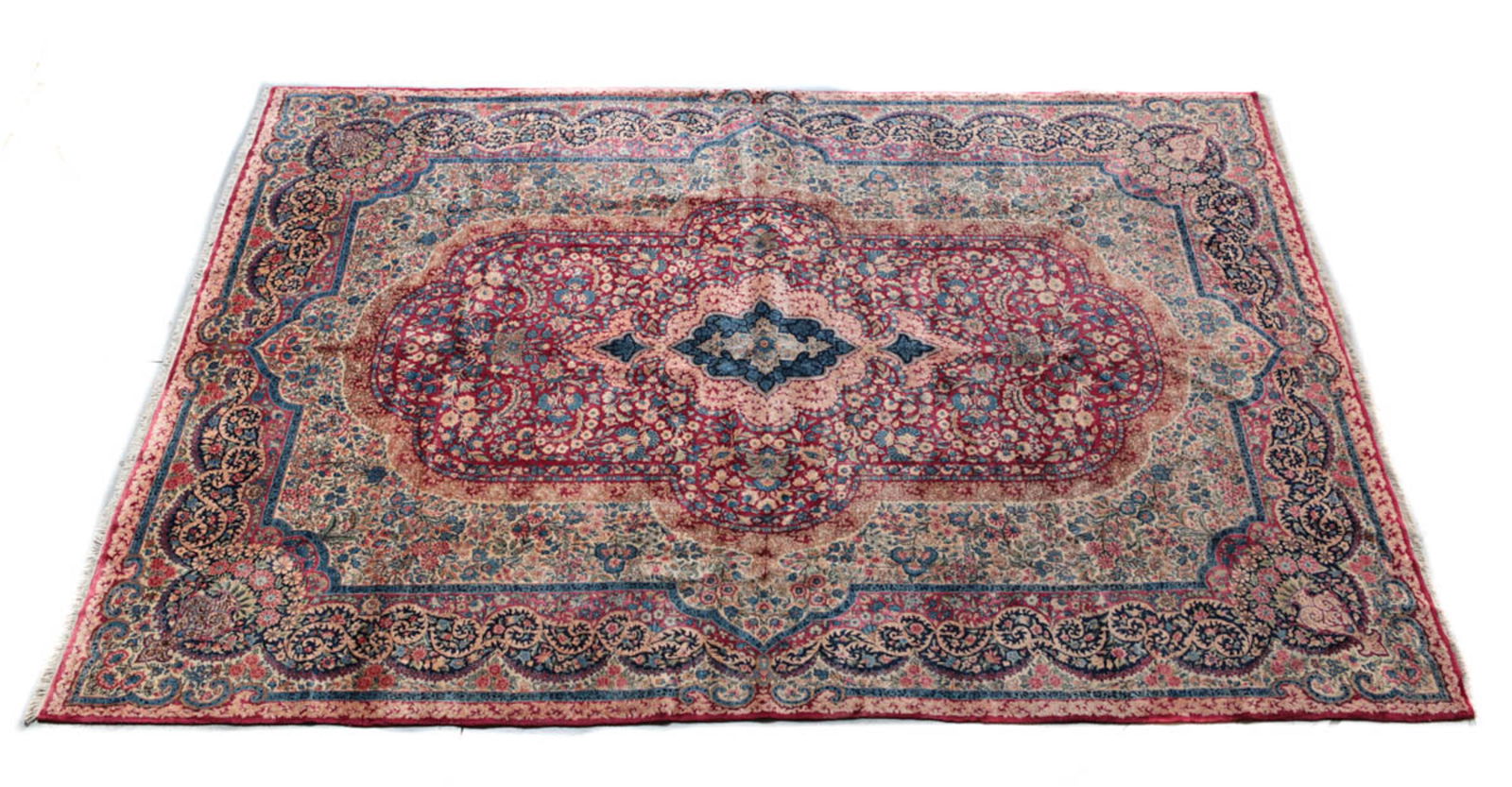 Kashan Wool Rug, c1950 (1 of 6)