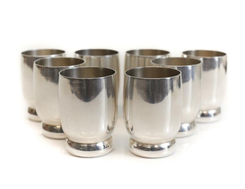 8pc Sterling Silver Allan Adler Shot Glasses, small (1 of 5)