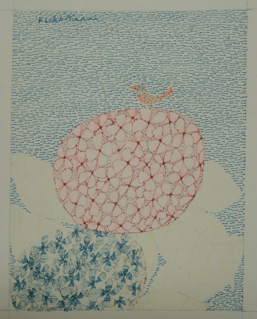 Keiko Minami (Japan 1911-2004) Pen and ink drawing on (1 of 5)