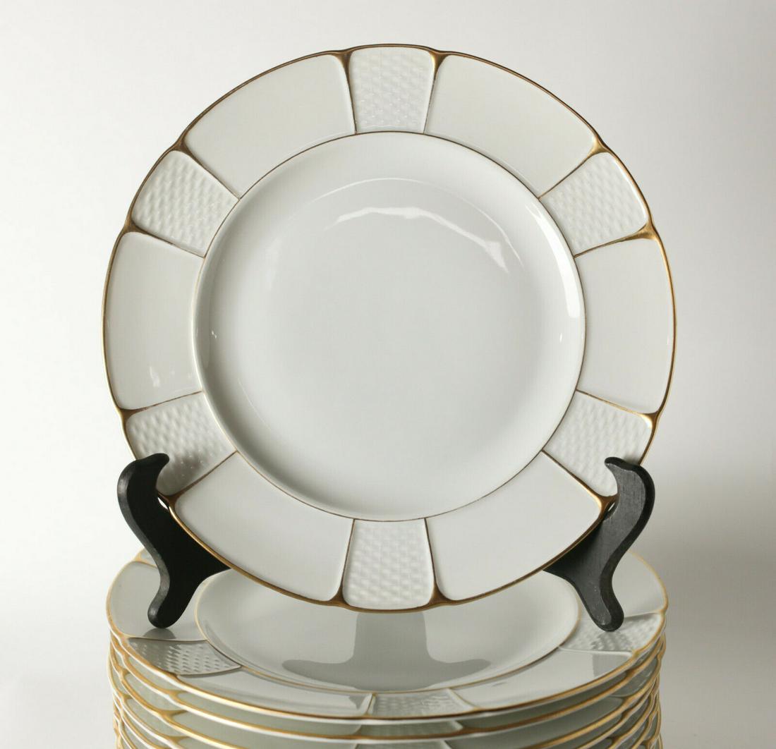 12pc Rosenthal Bavaria Barrock Dinner Plates, c1920. (1 of 4)