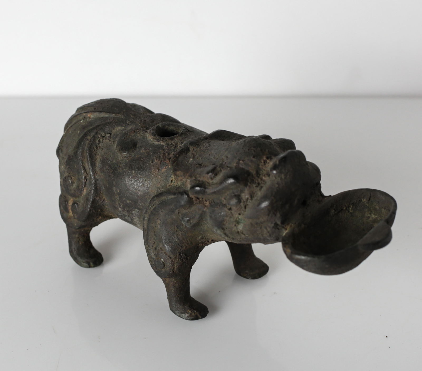 Chinese Bronze Foo Dog Incense Burner (1 of 4)