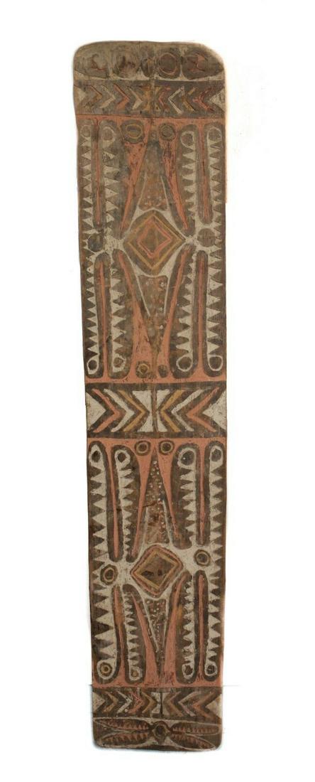 Papua New Guinea Carved Ancestral Spirit Gope Board, carved wood natural pigment (1 of 4)