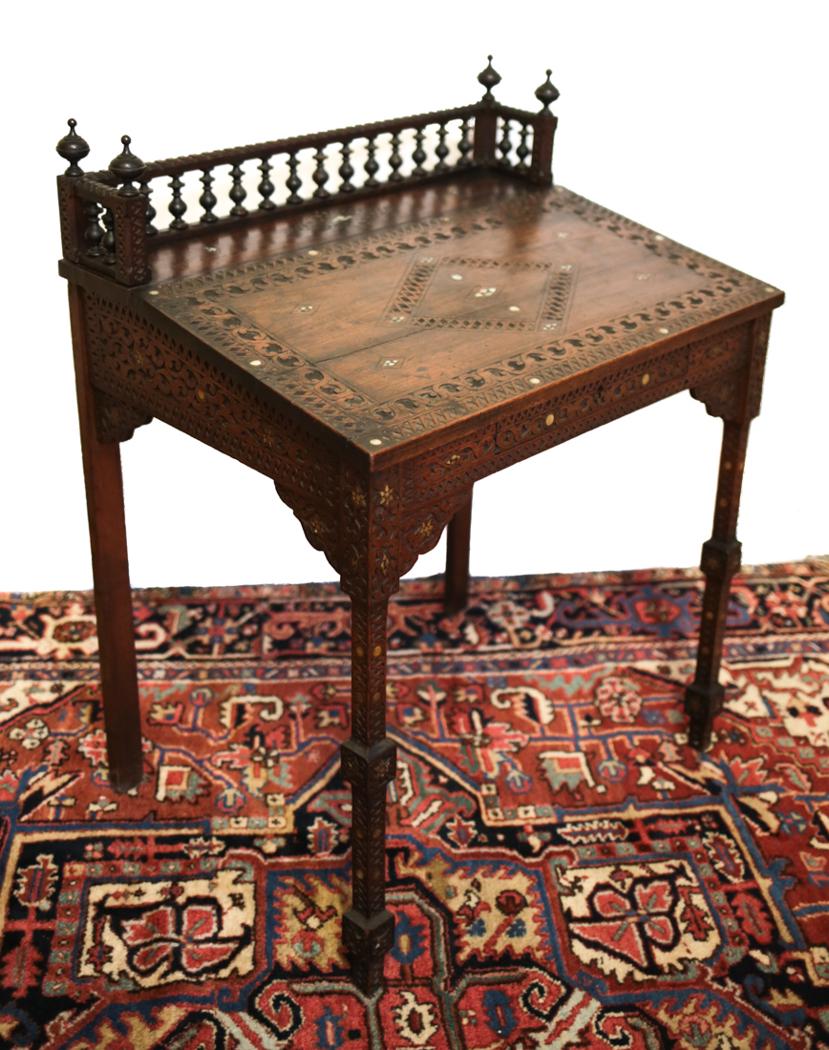 Syrian/Moroccan Arabesque Slant front desk (1 of 6)