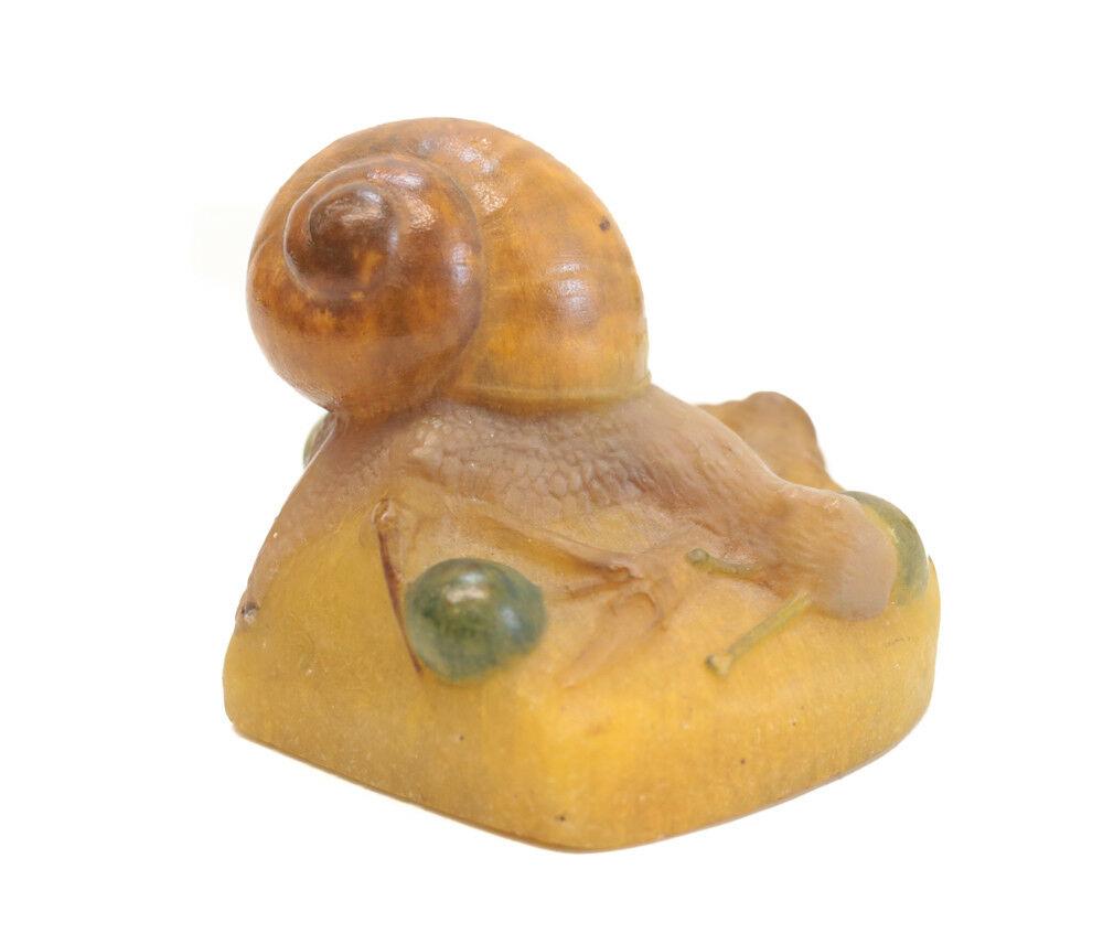 Amalric Walter French Nancy Glass pate de verre Snail Henri Berge (1 of 5)