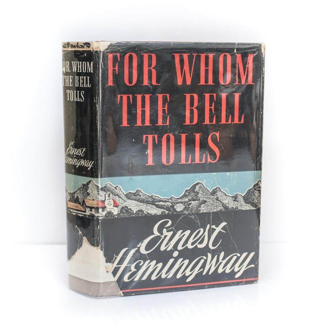 Ernest Hemingway 'For Whom The Bell Tolls' Scribner's & Sons 1st Ed w DJ 1940 (1 of 5)