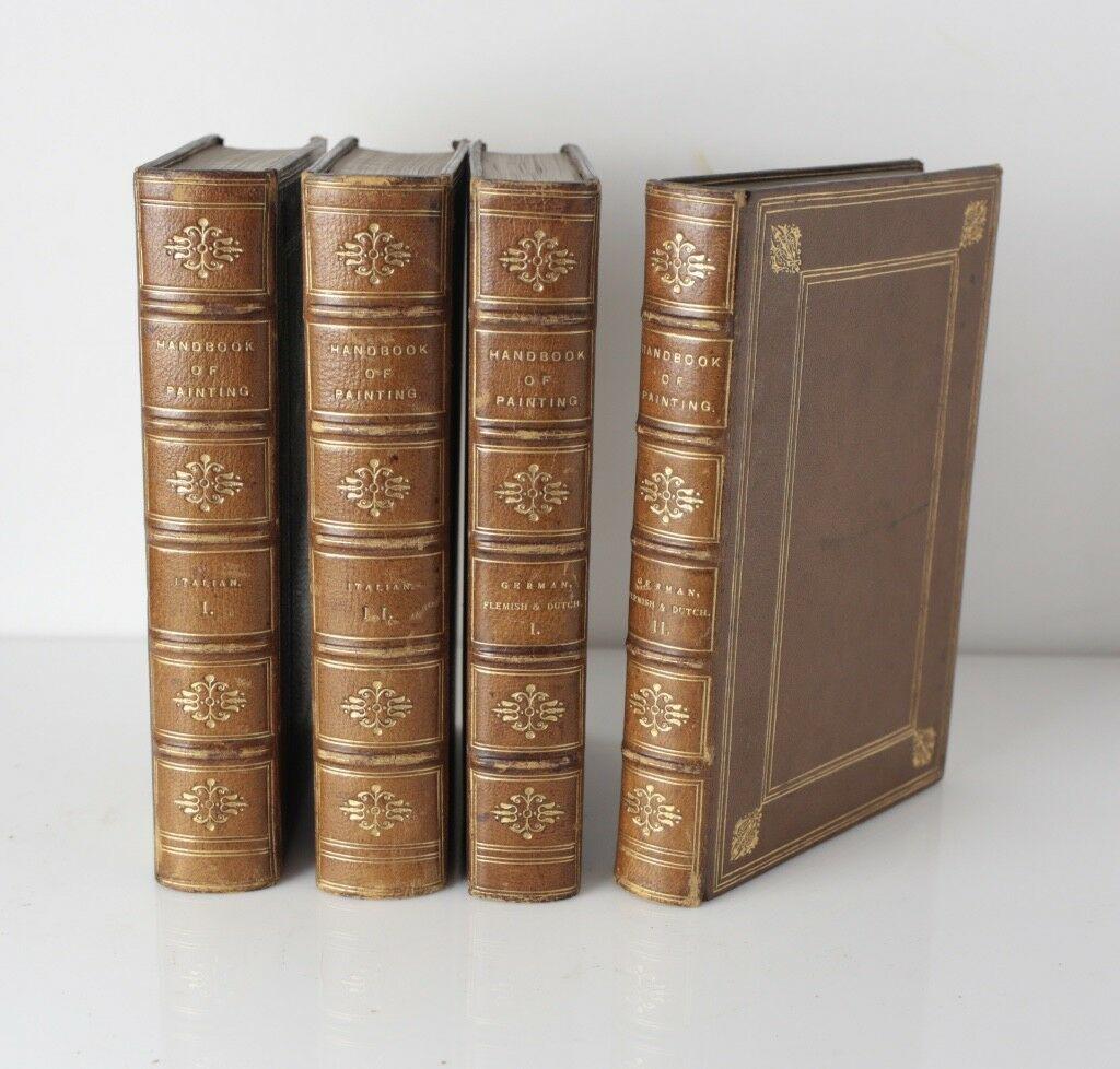 4 Vol. Handbook of Painting The Italian School; The German Flemish School 1874 (1 of 10)