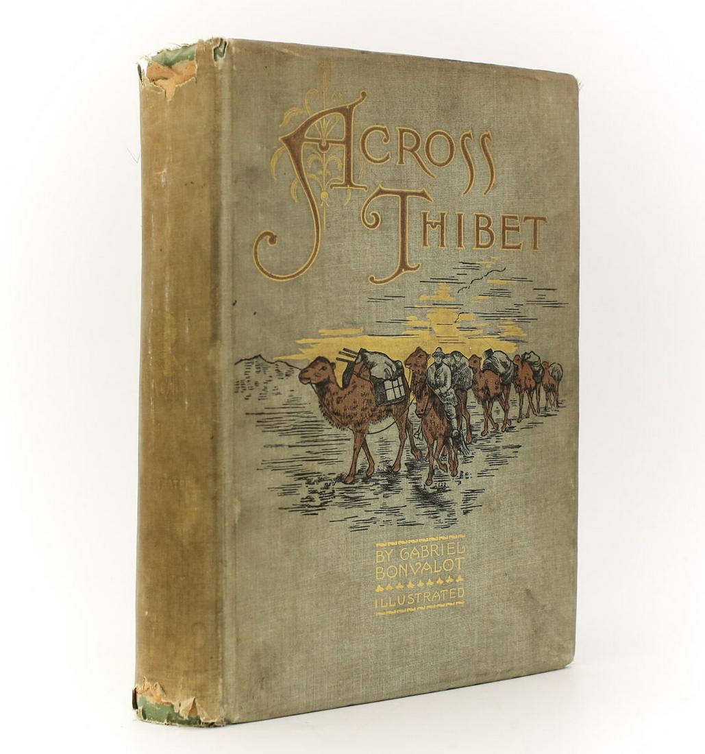 Gabriel Bonvalot  'Across Thibet'. Cassell Publishing Company, 1892. 1st Ed (1 of 7)