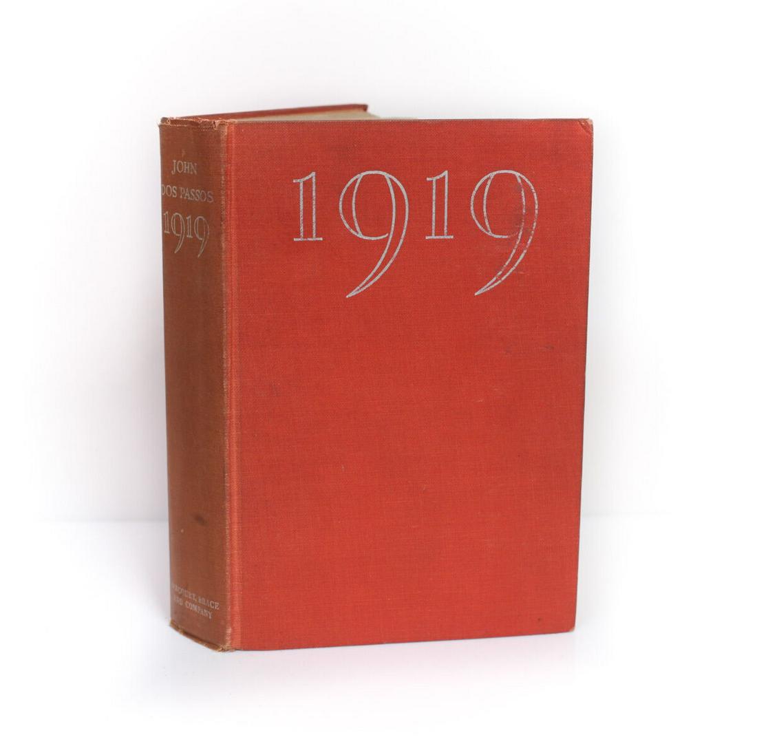John Dos Passos '1919'  Harcourt Brace & Co New York 1st Ed 1932 (1 of 6)