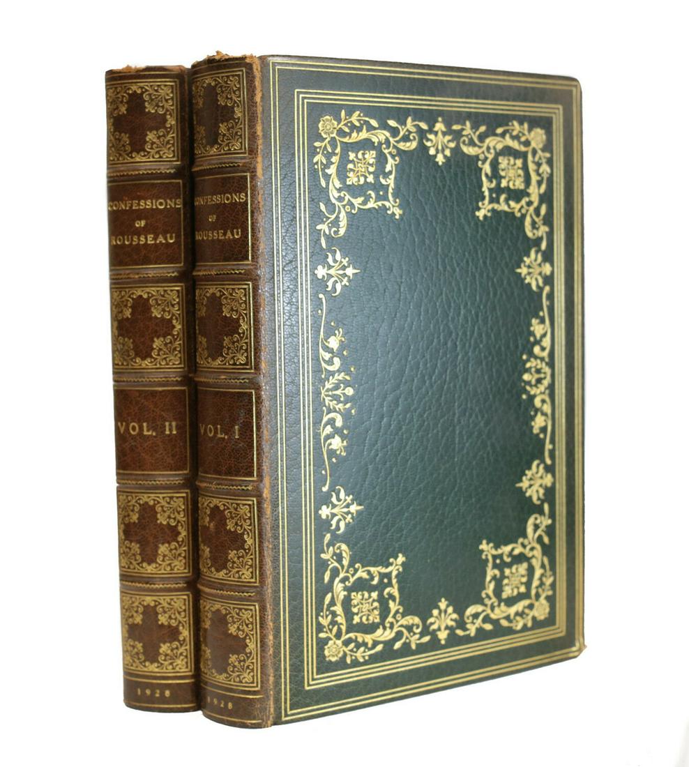 Edmond Hedouin, The Confessions of Jean Jacques Rousseau, Vol I and II 1928 (1 of 9)