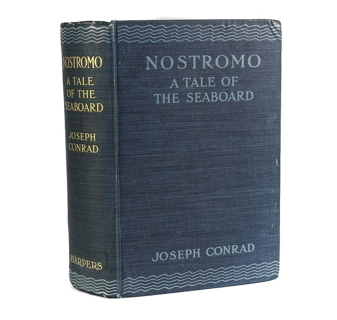 Joseph Conrad  'Nostromo'. Harper & Brothers, London, 1904. 1st Edition (1 of 6)