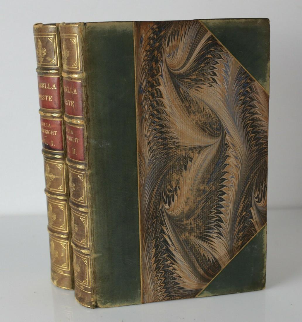 Julia Cartwright, Isabella D'Este Marchioness of Mantua 1474-1539: Julia Cartwright, Isabella D'Este, Marchioness of Mantua 1474-1539. Published London: John Murray, 1903. 1st Edition, In 2 Volumes. Vol.I 392pp; Vo.II 419pp. Half calf on marbled boards, gilt titles o