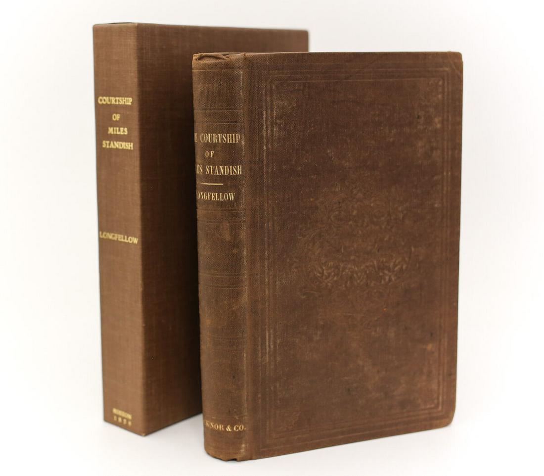 Henry Wadsworth Longfellow 'The Courtship of Miles Standish'. 1858 1st Edition (1 of 6)