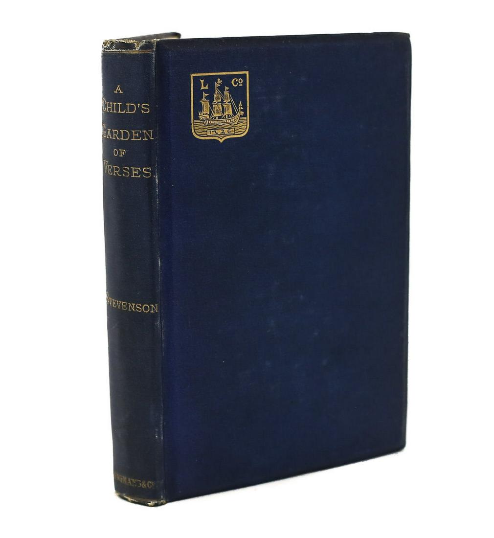 Robert Louis Stevenson 'A Child's Garden of Verses'. 1885, 1st Ed (1 of 3)
