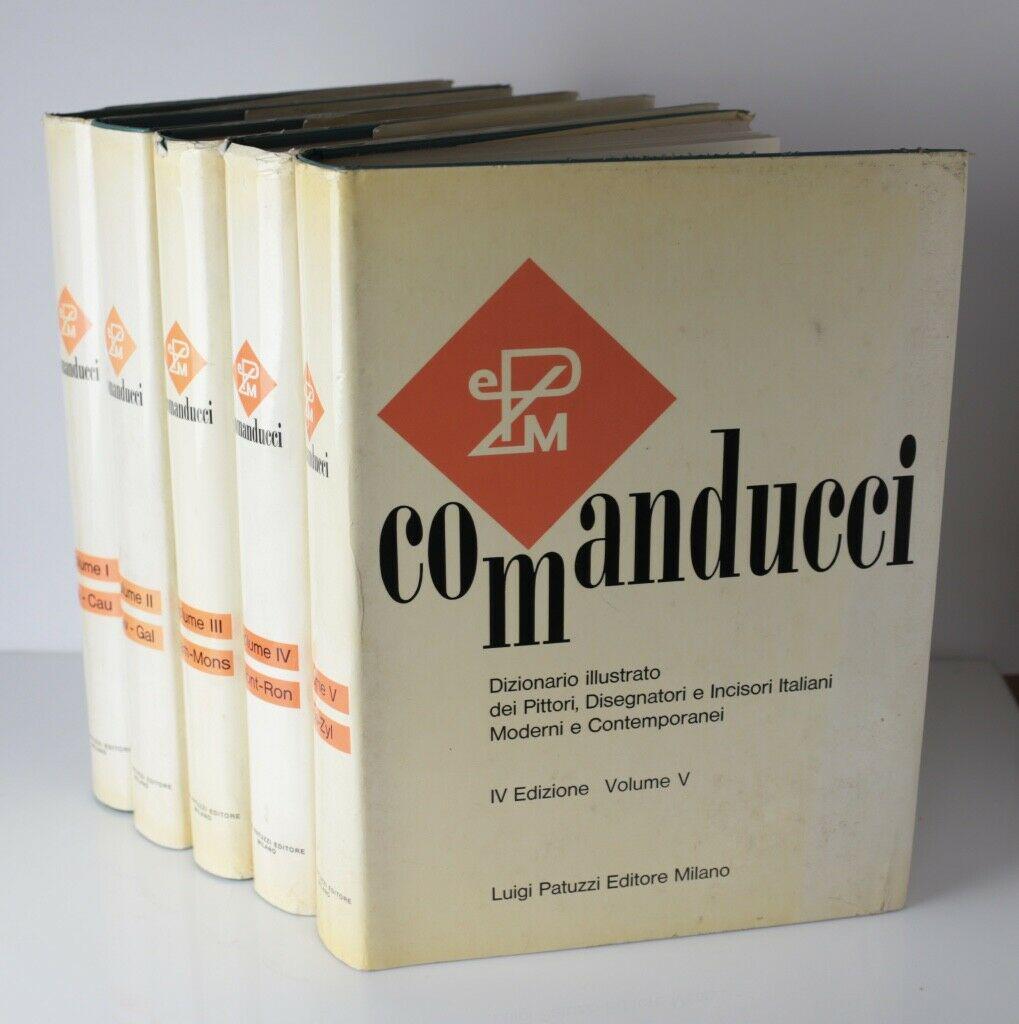 5 vol. set, A.M. Comanducci, Dizionario illustrato dei pittori Italian Painters (1 of 10)