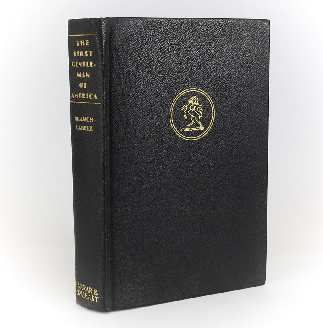 James Branch Cabell  'The First Gentleman of America'. 1942 Ltd 1st Ed Signed (1 of 6)