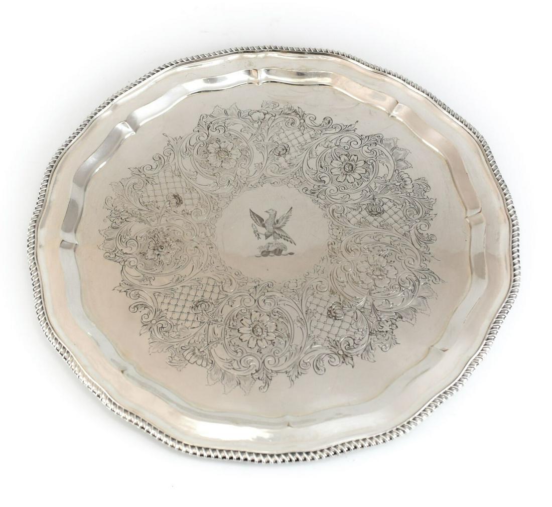 Matthew Boulton Sheffield Silver Rolled on Copper Serving Tray c1800, Hand Made (1 of 6)