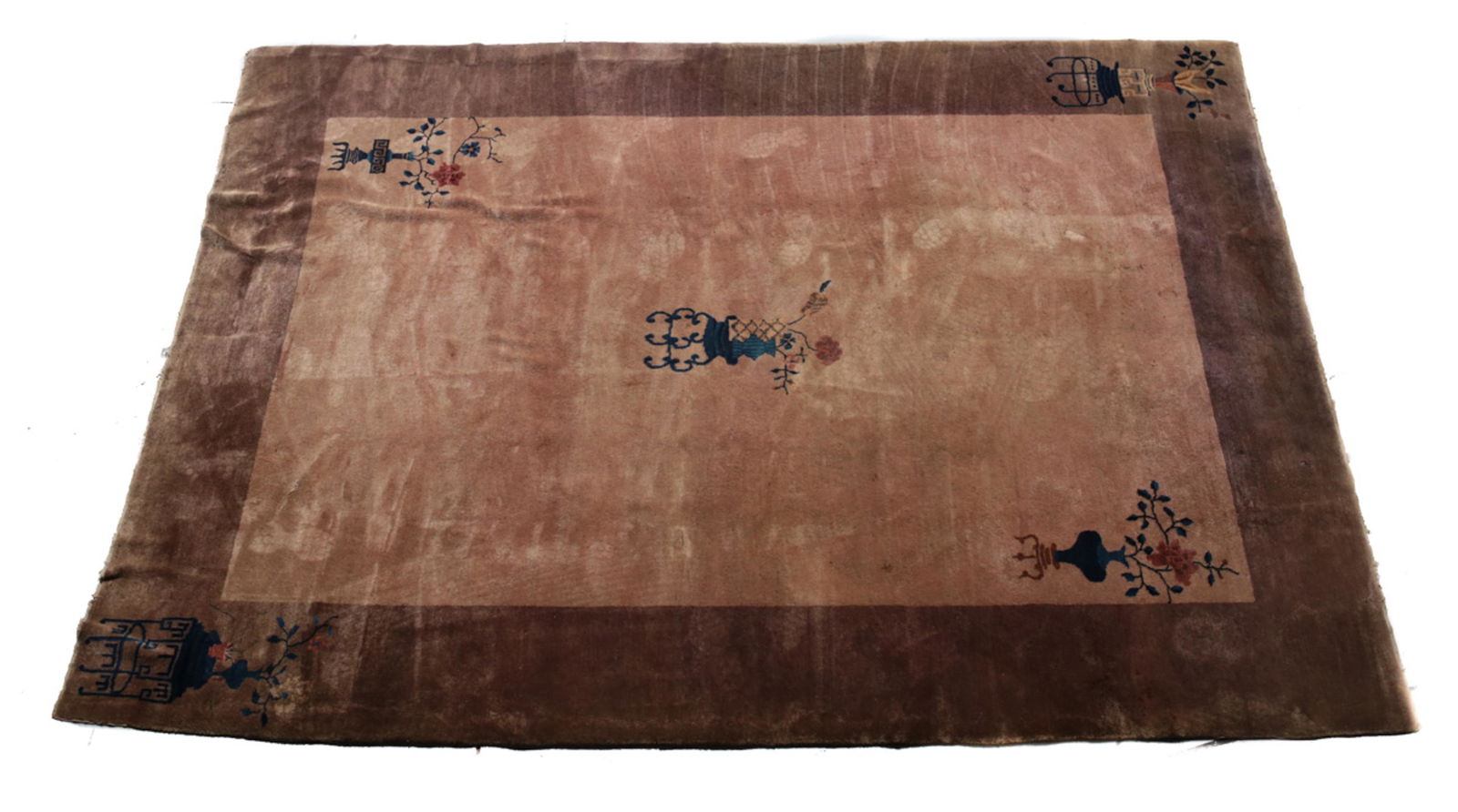 Chinese Wool Rug,   c1930 (1 of 9)