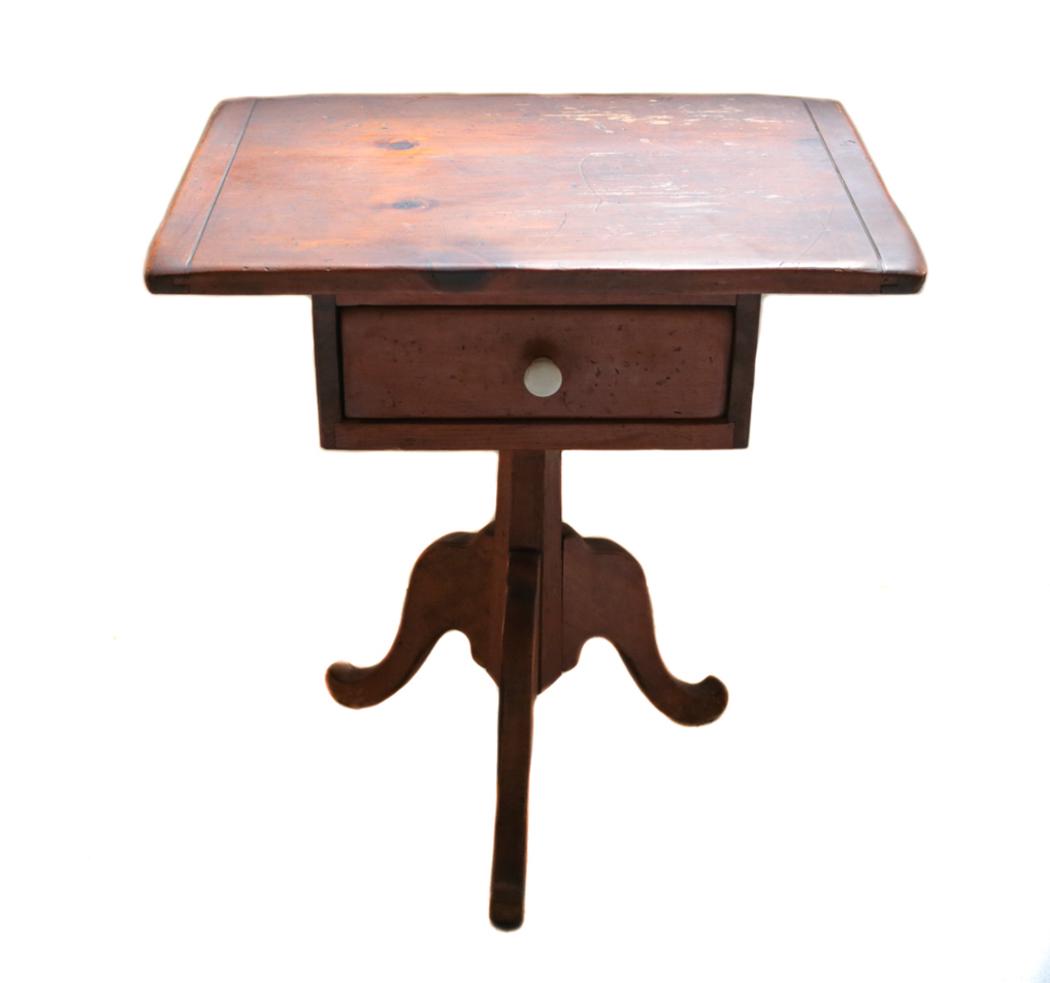 Shirley Meyers California Small rectangular Maple occassional end table (1 of 5)