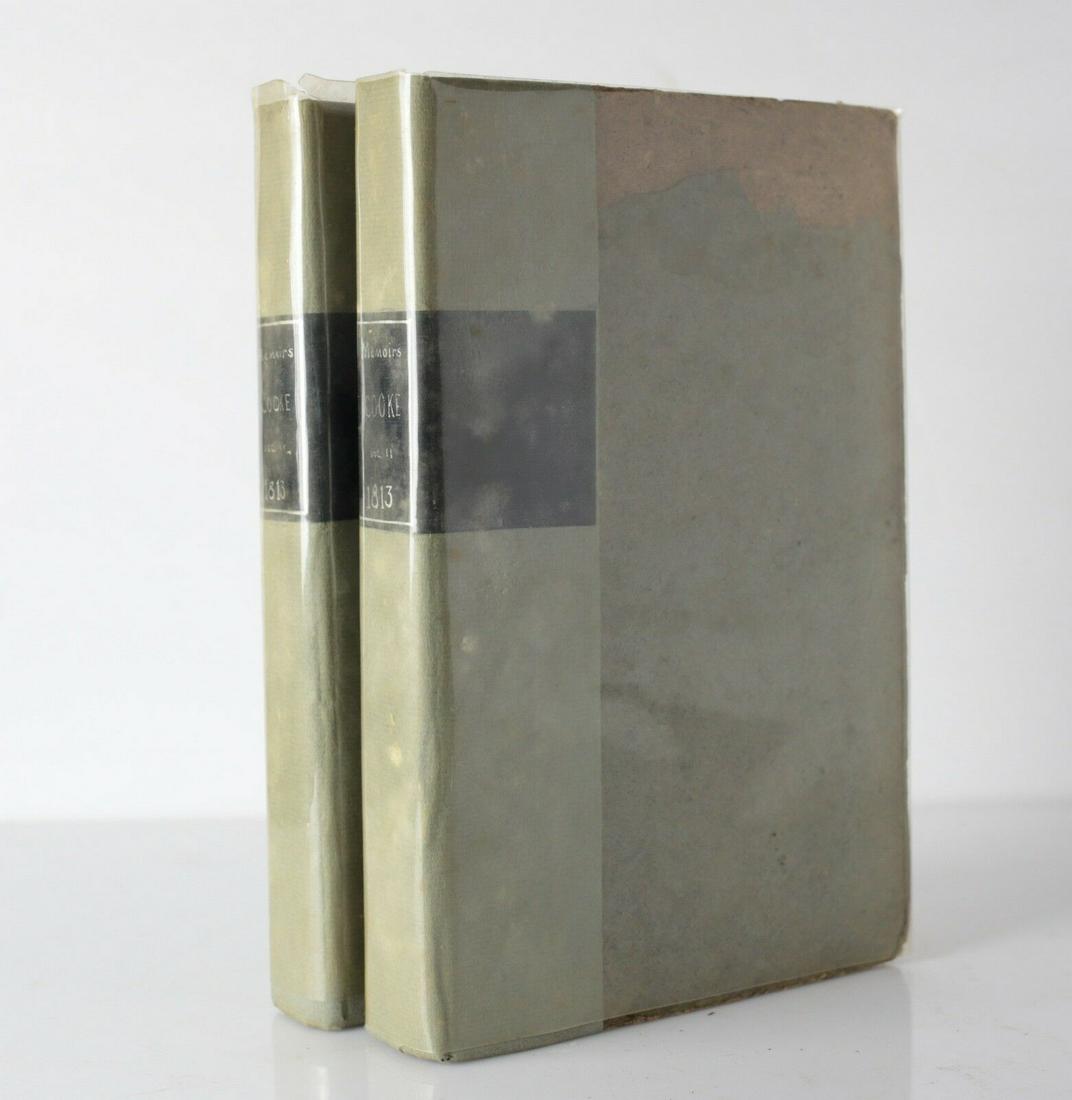 Memoirs of George Fred Cooke, Esq. Late of The Theatre Royal Covent Garden, 1813 (1 of 8)